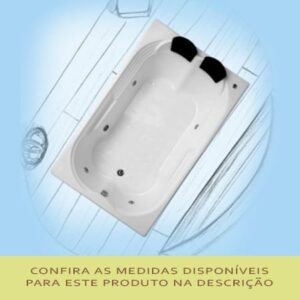 Banheira de Hidromassagem Ascoli Dupla - Mondialle