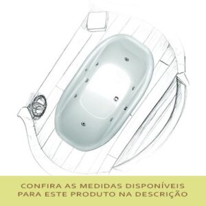 Banheira de Hidromassagem Alessandria - Mondialle