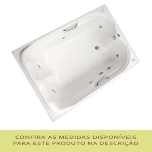 Banheira de Hidromassagem Ascoli Master Dupla - Mondialle