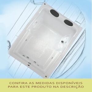 Banheira de Hidromassagem Biella Dupla - Mondialle
