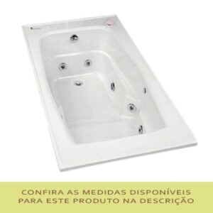 Banheira de Hidromassagem Florença - Mondialle