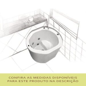 banheira mini ofuro mondialle