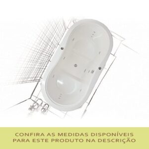 banheira ofuro oval duplo