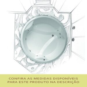Banheira de Hidromassagem Ravena - Mondialle
