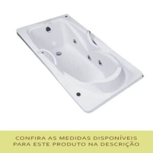 Banheira de Hidromassagem Bari 1,45 - Mondialle