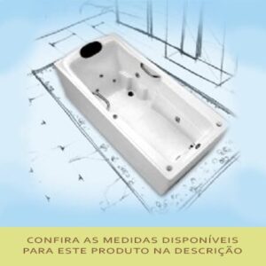 Banheira de Hidromassagem Elba Premium - Mondialle