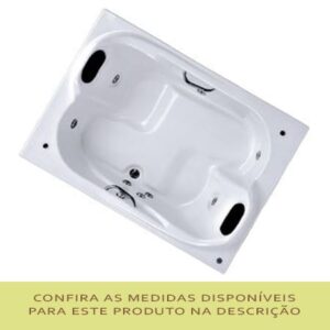 Banheira de Hidromassagem Lecce - Mondialle