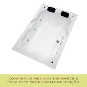 Banheira de Hidromassagem Monte Carlo - Mondialle