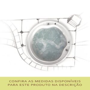 banheira de hidromassagem paola redonda